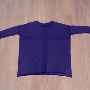 Black fishnet cross tee